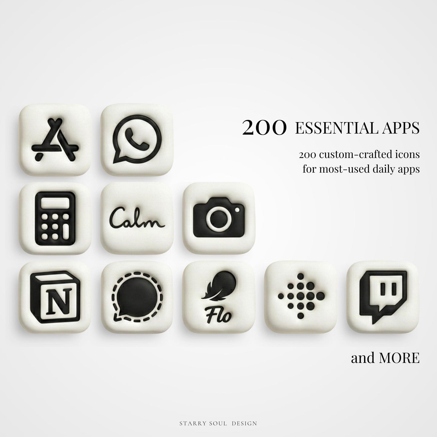 Minimalist App Icons