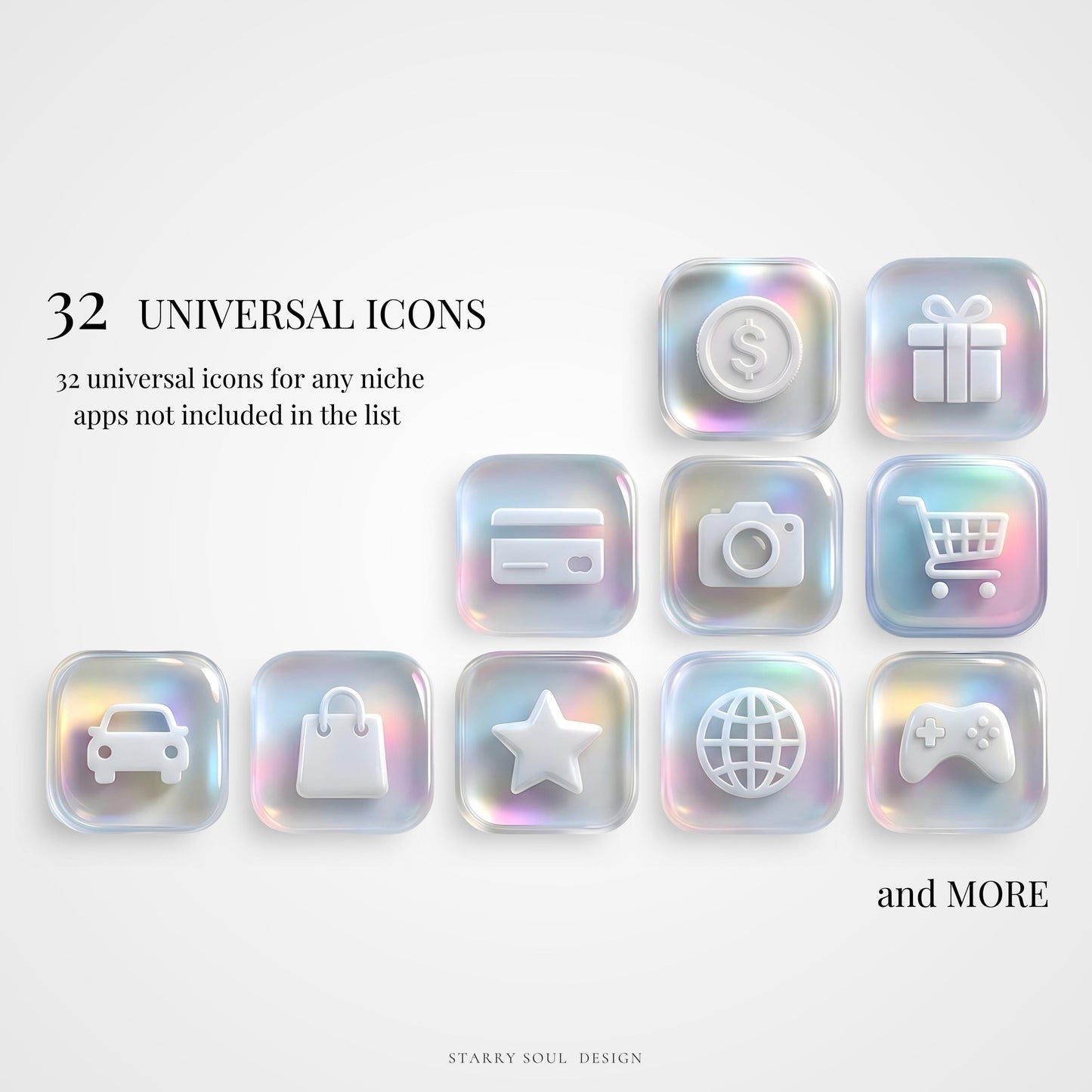 232 Liquid Glass App Icons