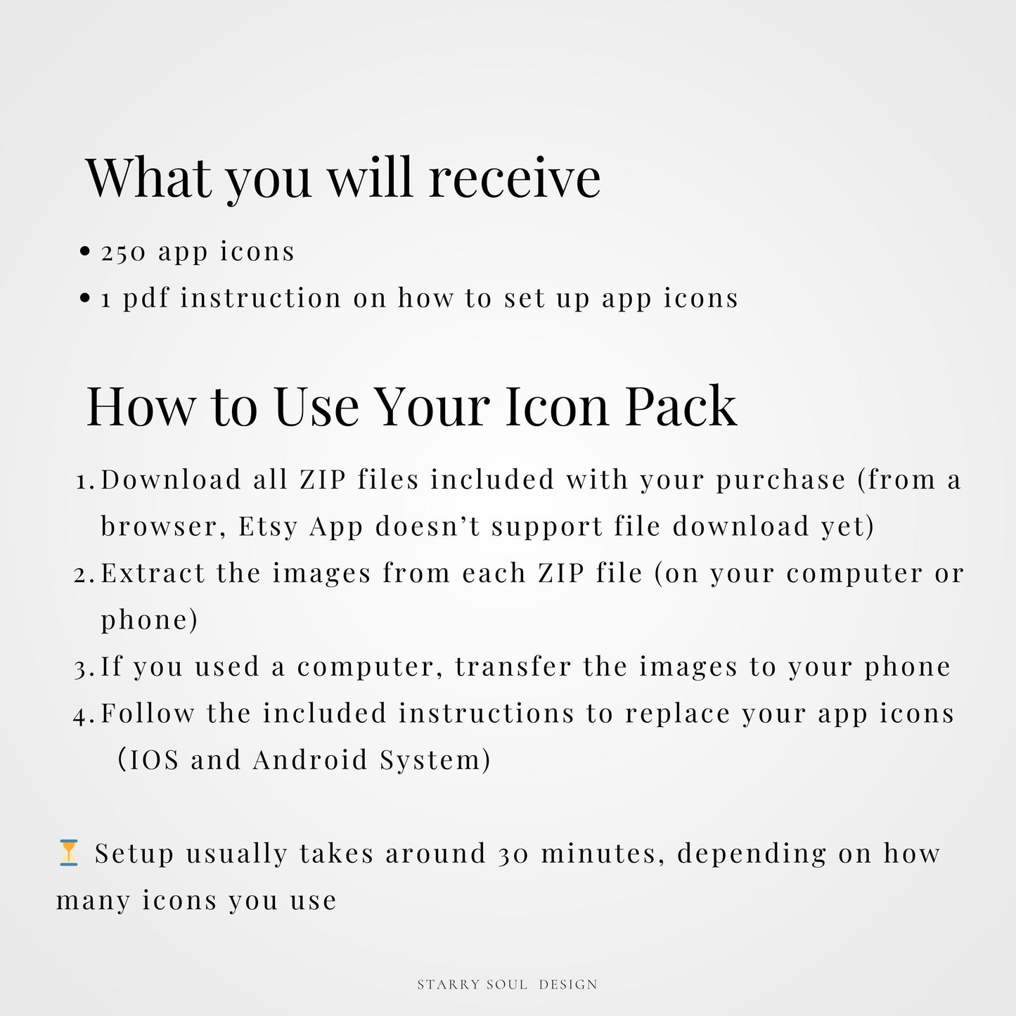Minimalist App Icons