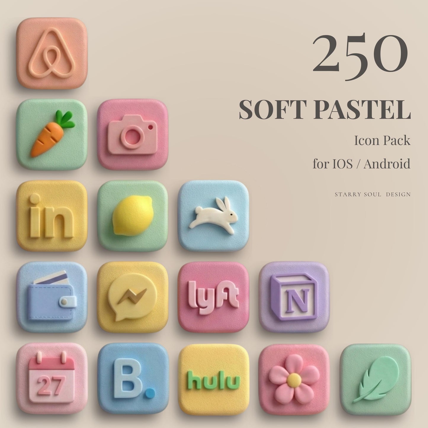 Soft Pastel App Icons